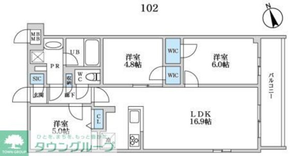 S-RESIDENCE富士見ヶ丘affordの物件間取画像